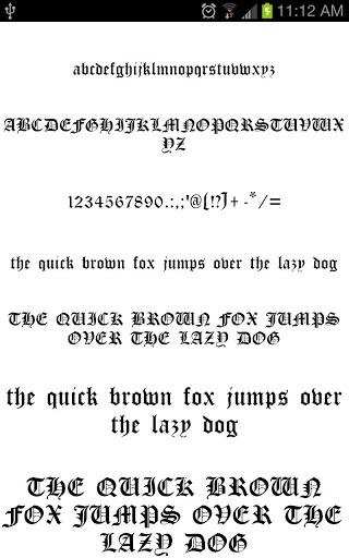 Old English Font Message Maker - عکس برنامه موبایلی اندروید