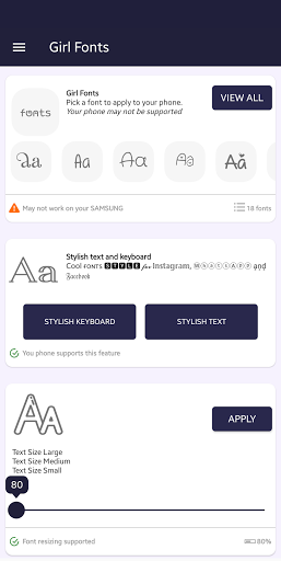 Pencil Fonts for FlipFont - Image screenshot of android app