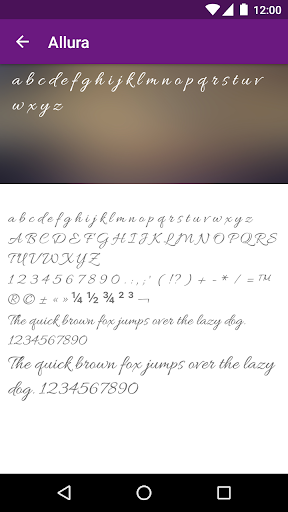 Script Font for FlipFont - عکس برنامه موبایلی اندروید