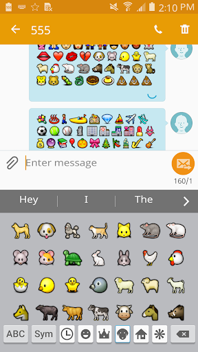 Emoji Font Message Maker - عکس برنامه موبایلی اندروید