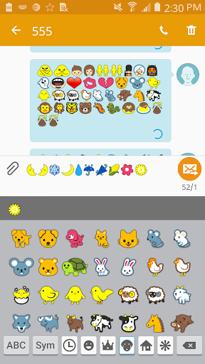 Emoji Font Message Maker - عکس برنامه موبایلی اندروید