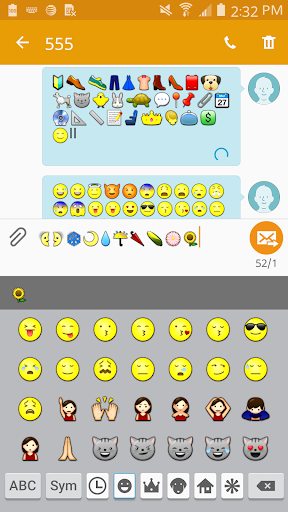 Emoji Font Message Maker - Image screenshot of android app