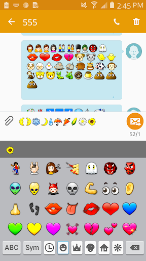Emoji Font Message Maker - Image screenshot of android app
