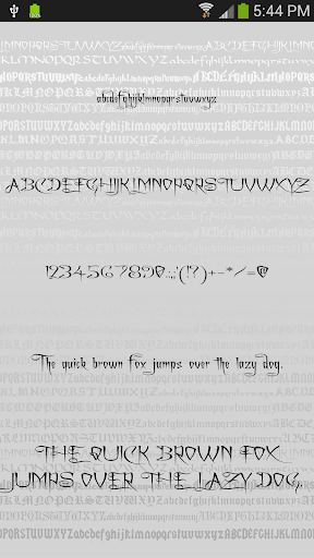Gothic Fonts Message Maker - Image screenshot of android app