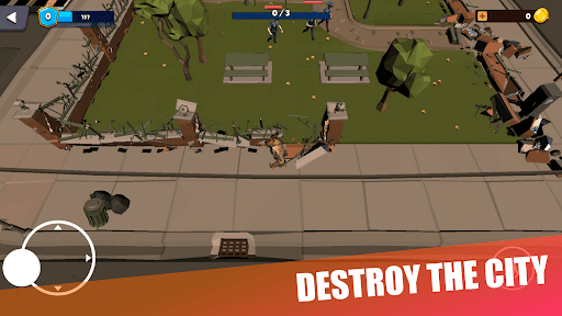 Monster rush: destroy the city - عکس بازی موبایلی اندروید