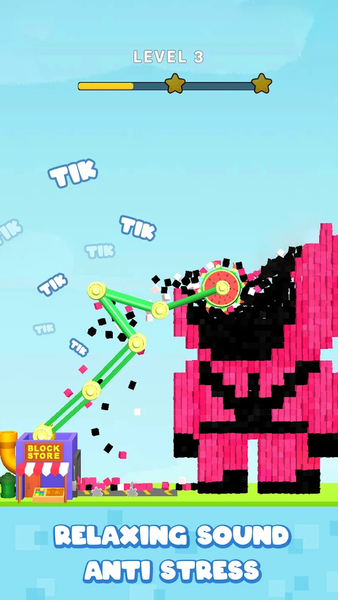 Block Crusher: Bucket Teardown - Gameplay image of android game