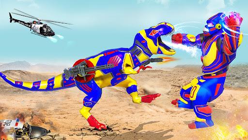Dino Car Robot Transform Games - Image screenshot of android app