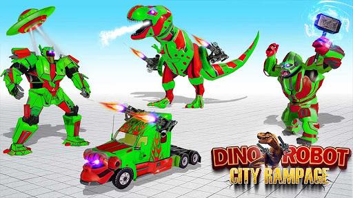 Dino Car Robot Transform Games - Image screenshot of android app