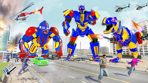Dino Robot Car Transform Game - عکس برنامه موبایلی اندروید