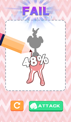 Draw Monster 3D - Gameplay image of android game