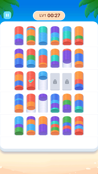 Sort Coins - Chips Merge - Gameplay image of android game