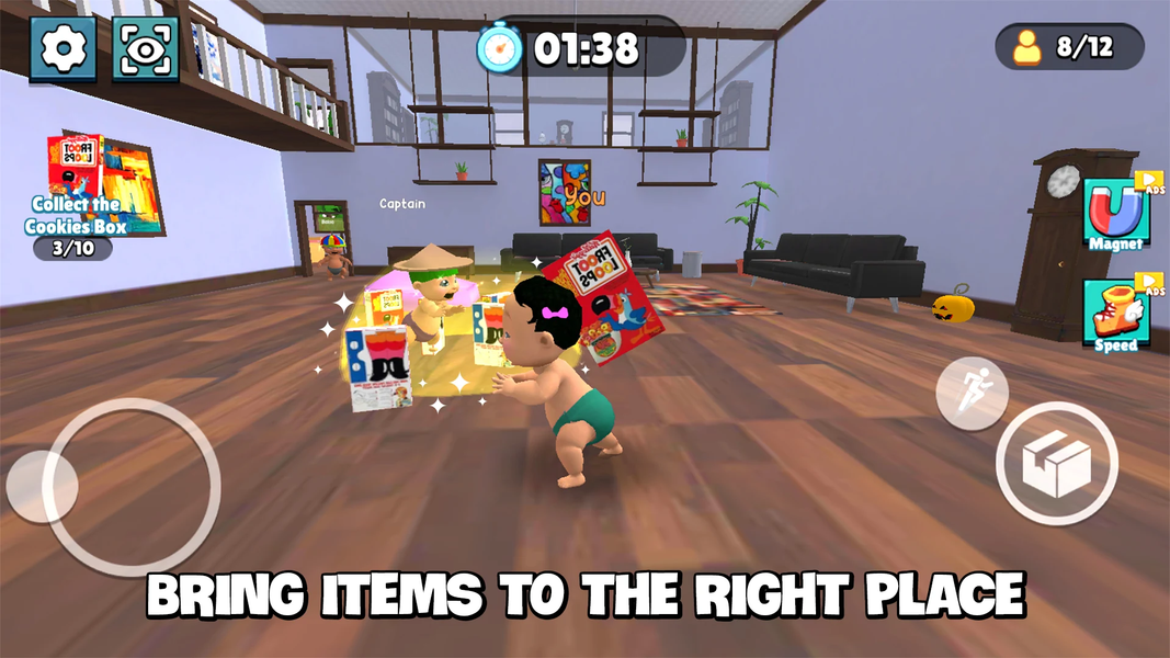 Brainrot Escape: Hide and Seek - Gameplay image of android game