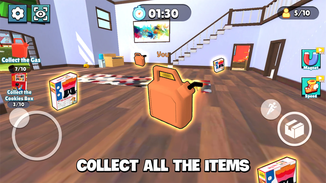 Brainrot Escape: Hide and Seek - Gameplay image of android game