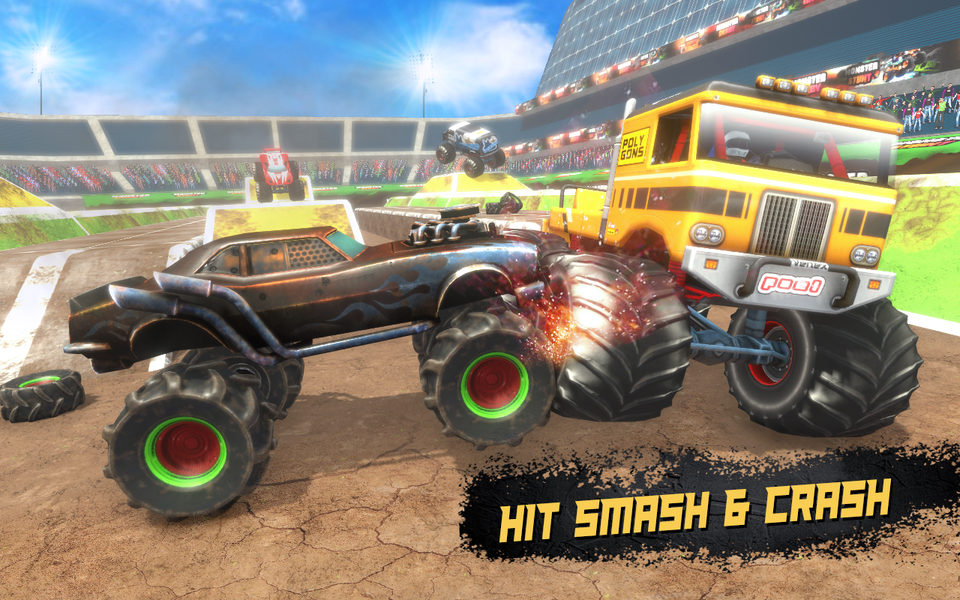 Monster  Car Demolition Derby - Gameplay image of android game