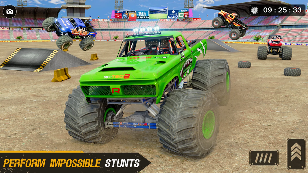 Monster Truck Derby Fight Game - Gameplay image of android game