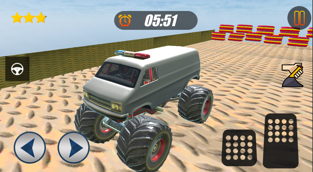 Extreme Monster Truck Jump 3D - عکس بازی موبایلی اندروید
