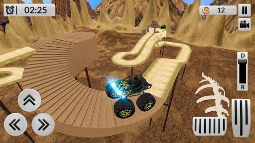 Mountain Climb Jeep Simulator - Gameplay image of android game