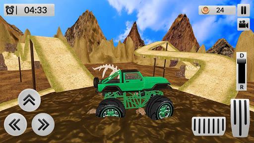 Mountain Climb Jeep Simulator - Gameplay image of android game