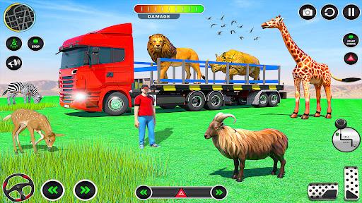 Animals Transport Truck Games - Gameplay image of android game