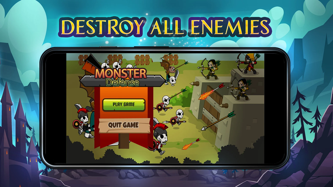 Monster Defence - Gameplay image of android game