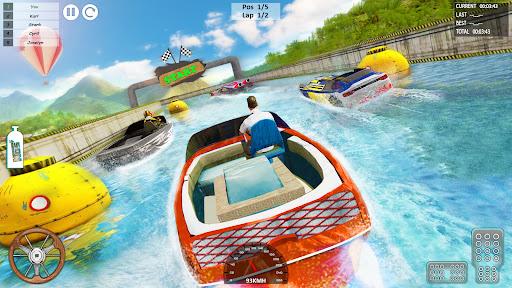 Speed Boat Racing: Boat games - Gameplay image of android game