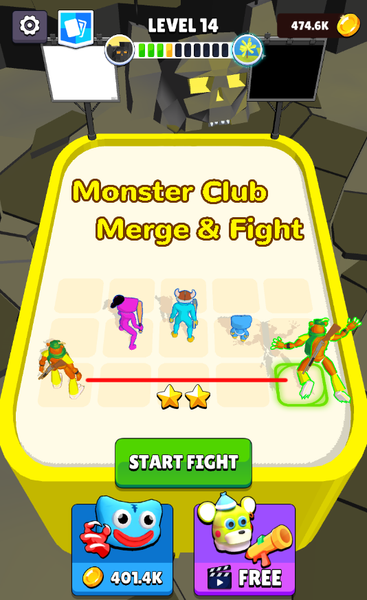 Monster Club: Merge & Fight - عکس بازی موبایلی اندروید