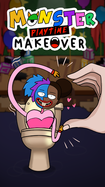 Monster Makeover, Mix Monsters - Gameplay image of android game