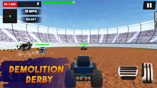 Monster Truck Demolition - Derby Destruction 2021 - Gameplay image of android game