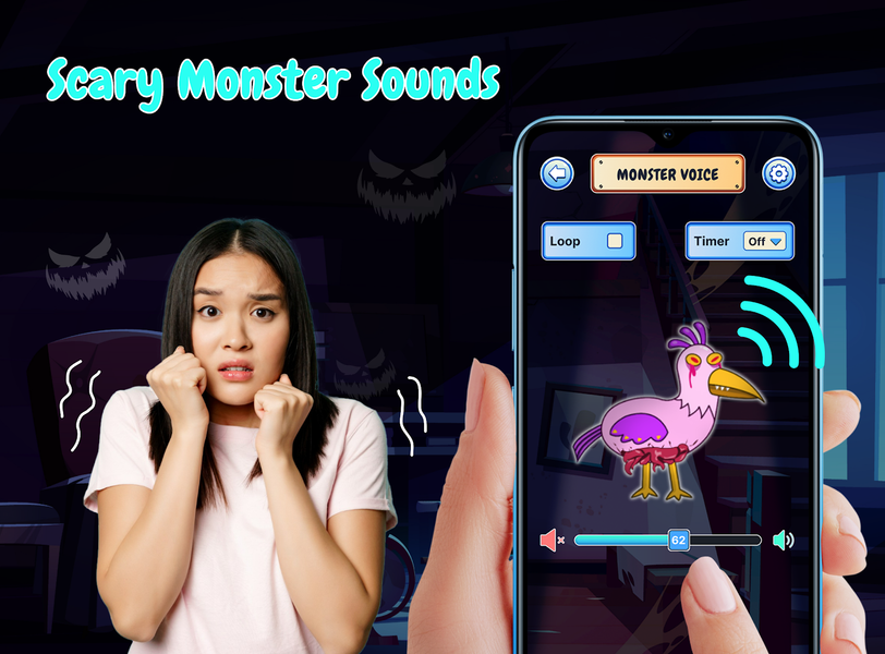 Monster Voice - Prank Sound - عکس بازی موبایلی اندروید
