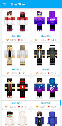 Boys Skins for Minecraft PE - عکس برنامه موبایلی اندروید