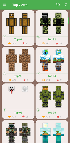 Camouflage Skins for Minecraft - عکس برنامه موبایلی اندروید