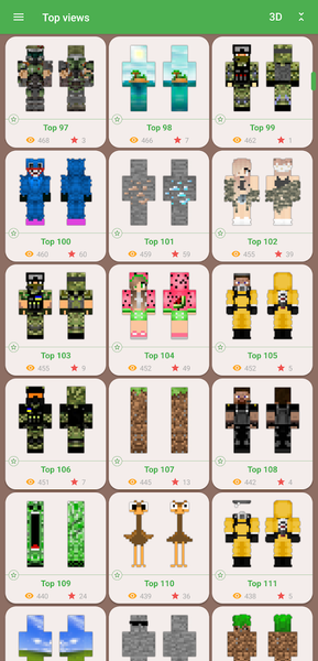 Camouflage Skins for Minecraft - عکس برنامه موبایلی اندروید