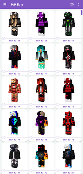 PvP Skins for Minecraft PE - عکس برنامه موبایلی اندروید