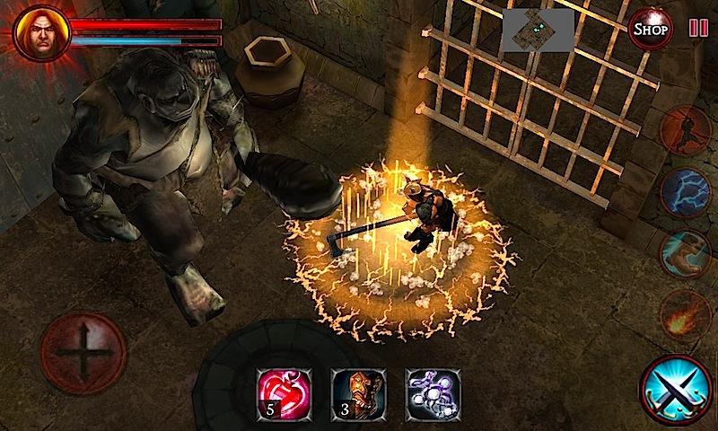 D Dungeons (Action RPG) - Gameplay image of android game