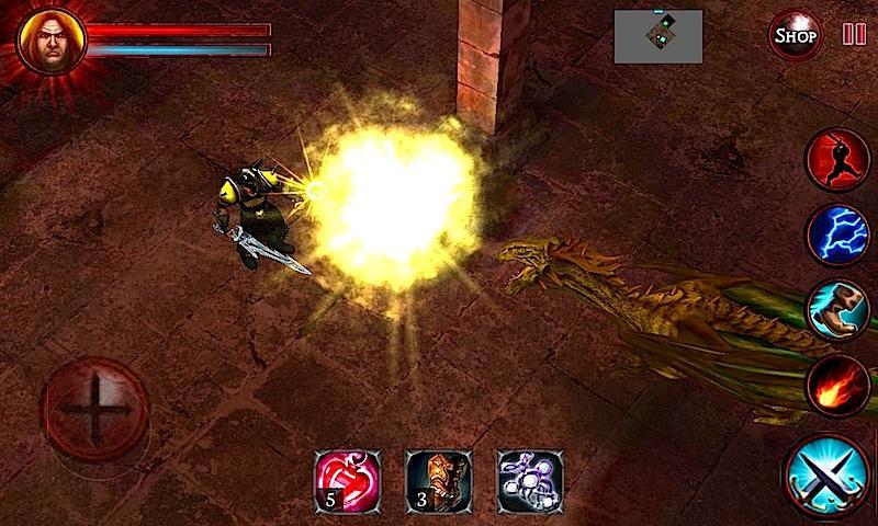 D Dungeons (Action RPG) - Gameplay image of android game