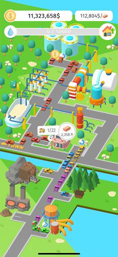 Idle Factory Builder: Clicker - Gameplay image of android game