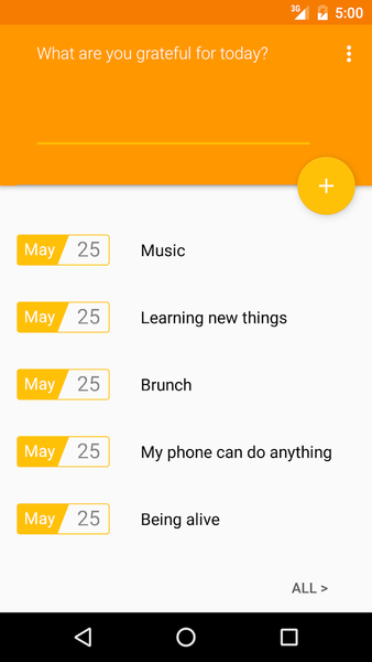 Simple Gratitude Journal - عکس برنامه موبایلی اندروید