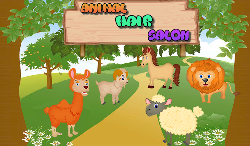 Jungle Animal Hair Salon - Gameplay image of android game