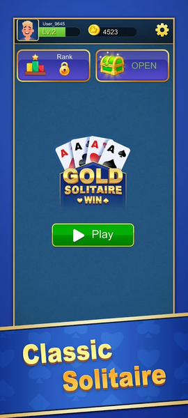 Gold Solitaire Win - عکس بازی موبایلی اندروید