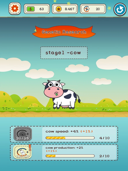 Idle Cow Tycoon - Image screenshot of android app