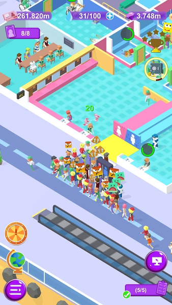 Idle Service Area -Tycoon - عکس برنامه موبایلی اندروید