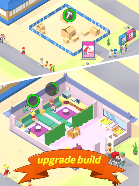 Idle Service Area -Tycoon - عکس برنامه موبایلی اندروید