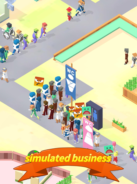 Idle Service Area -Tycoon - عکس برنامه موبایلی اندروید