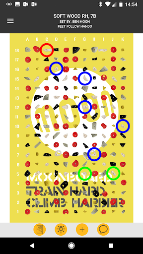 Moon Climbing - MoonBoard - عکس برنامه موبایلی اندروید