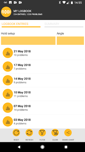 Moon Climbing - MoonBoard - عکس برنامه موبایلی اندروید