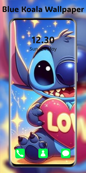 Cute Blue Koala Wallpaper - عکس برنامه موبایلی اندروید