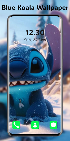 Cute Blue Koala Wallpaper - عکس برنامه موبایلی اندروید