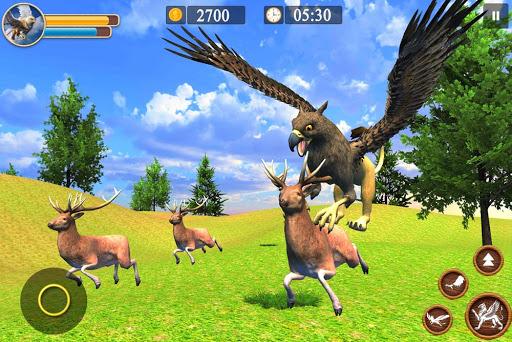 Wild Eagle Family: Flying Griffin Simulator Games - Image screenshot of android app