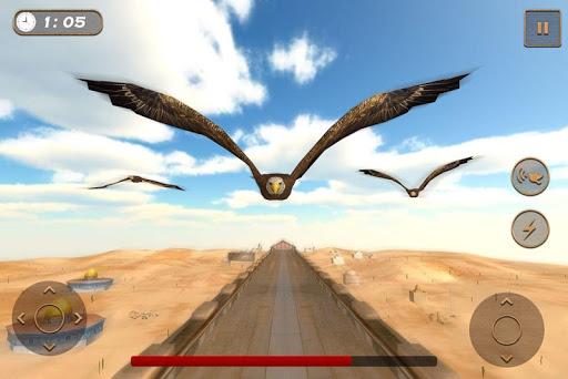 Bird Race Game 3D: Eagle Games - Gameplay image of android game