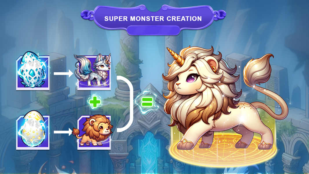 Master Fusion : Monster War - Gameplay image of android game